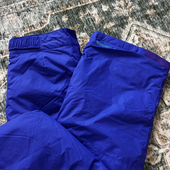 Columbia ski snow pants indigo blue purple kids large 14-16 - Picture 7 of 7